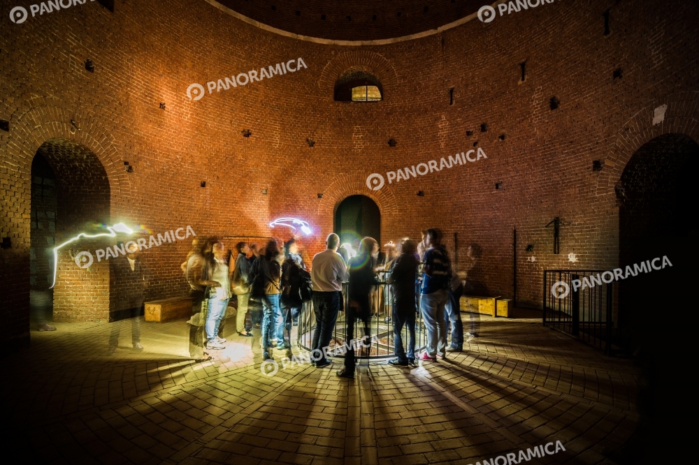 All'interno del Torrione del Carmine