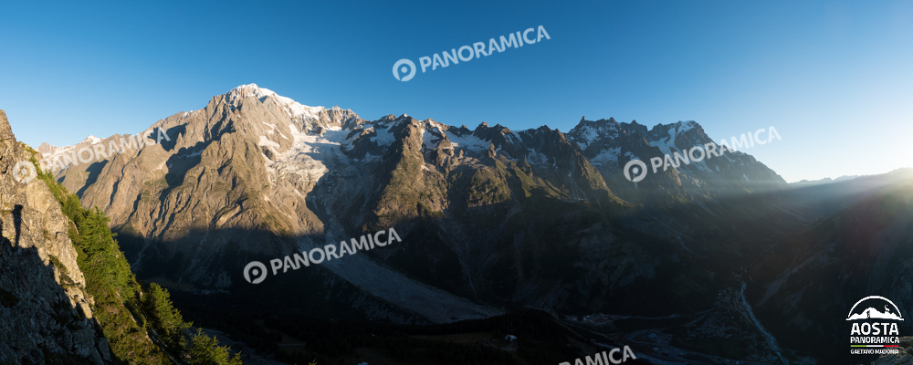 AMassiccio del Monte Bianco dal Mont Chétif