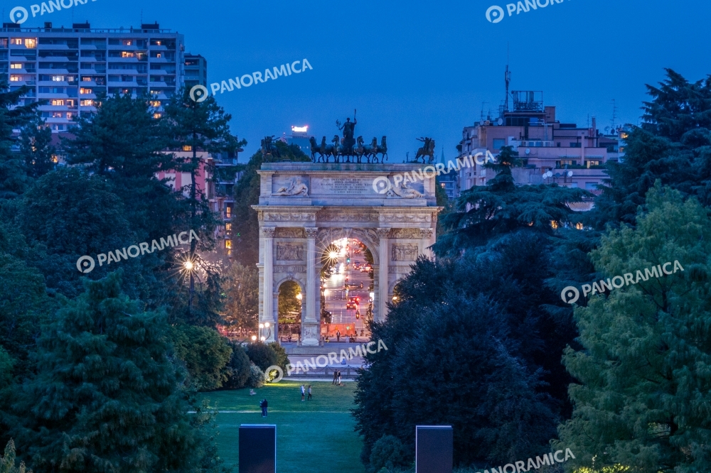 Arco della Pace e Corso Sempione