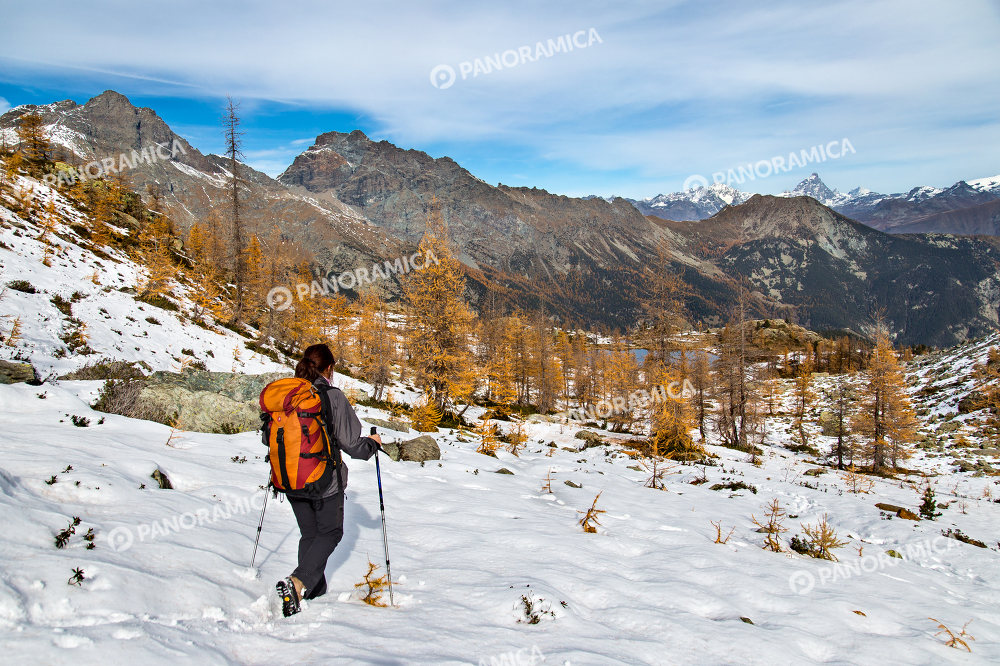 Camminando verso il Rifugio Barbustel