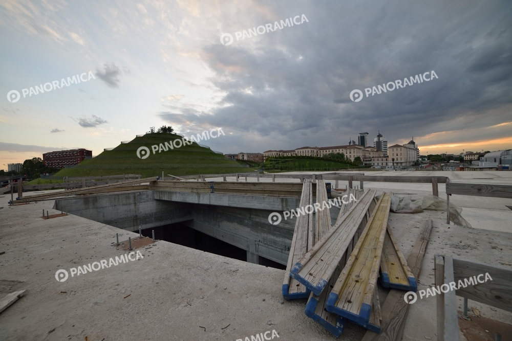 Cantiere del tunnel del Portello