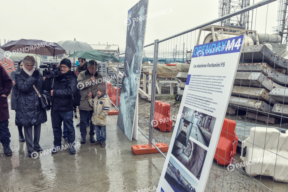 Cantiere Metro 4 Milano