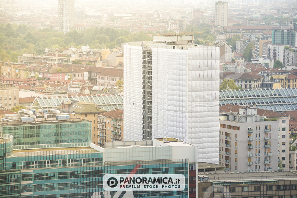 Cantiere per la riqualificazione della Torre Bonnet 