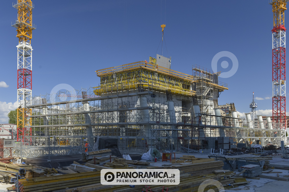 Cantiere Torre Libeskind di CityLife