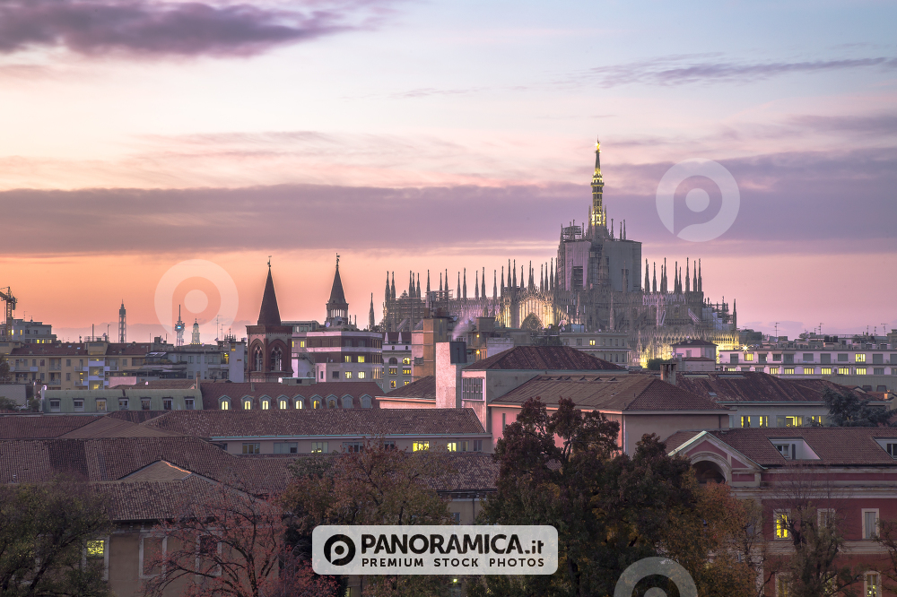 Cielo invernale sul Duomo