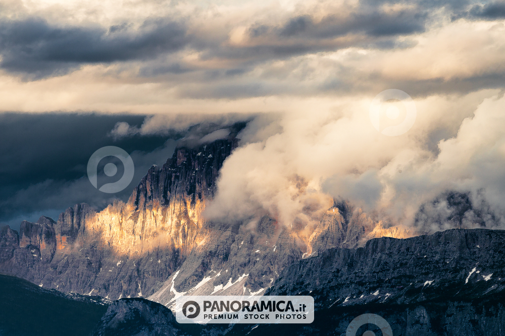 Civetta Mount, Rolle Pass, Dolomites, Trentino Alto Adige, Italy