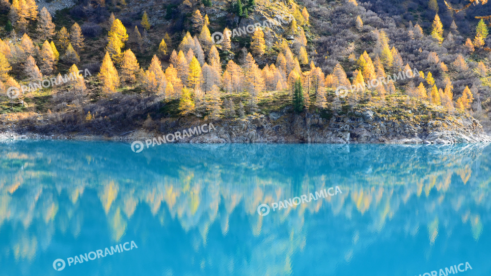 Colori antunnali riflessi sul lago 