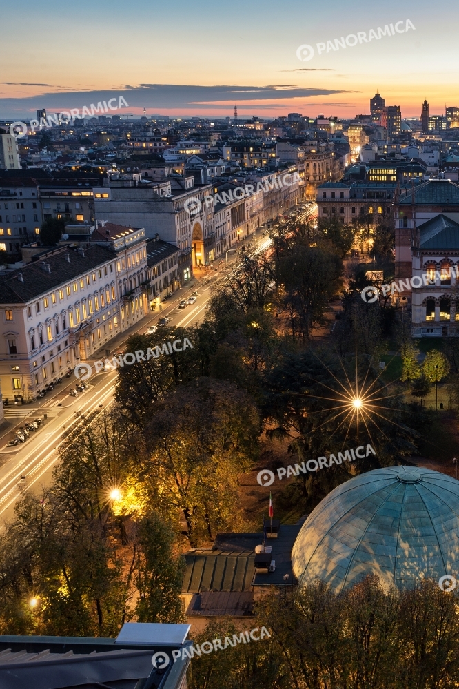 Corso Venezia al tramonto