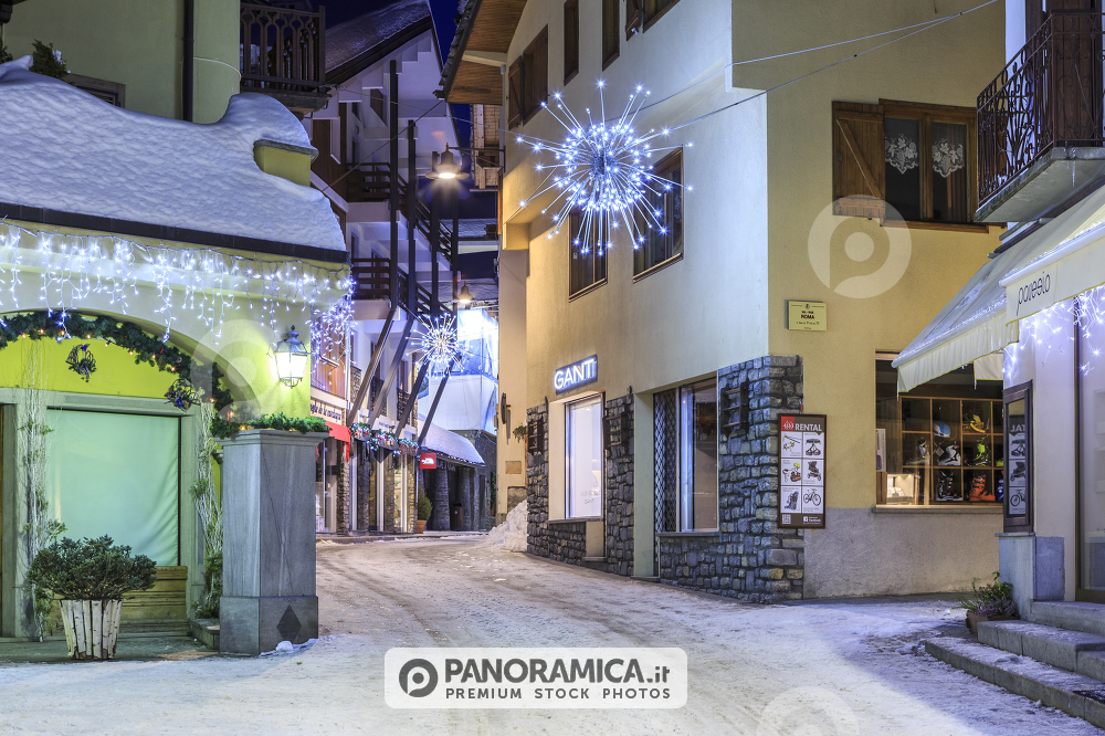 Courmayeur in inverno a Natale