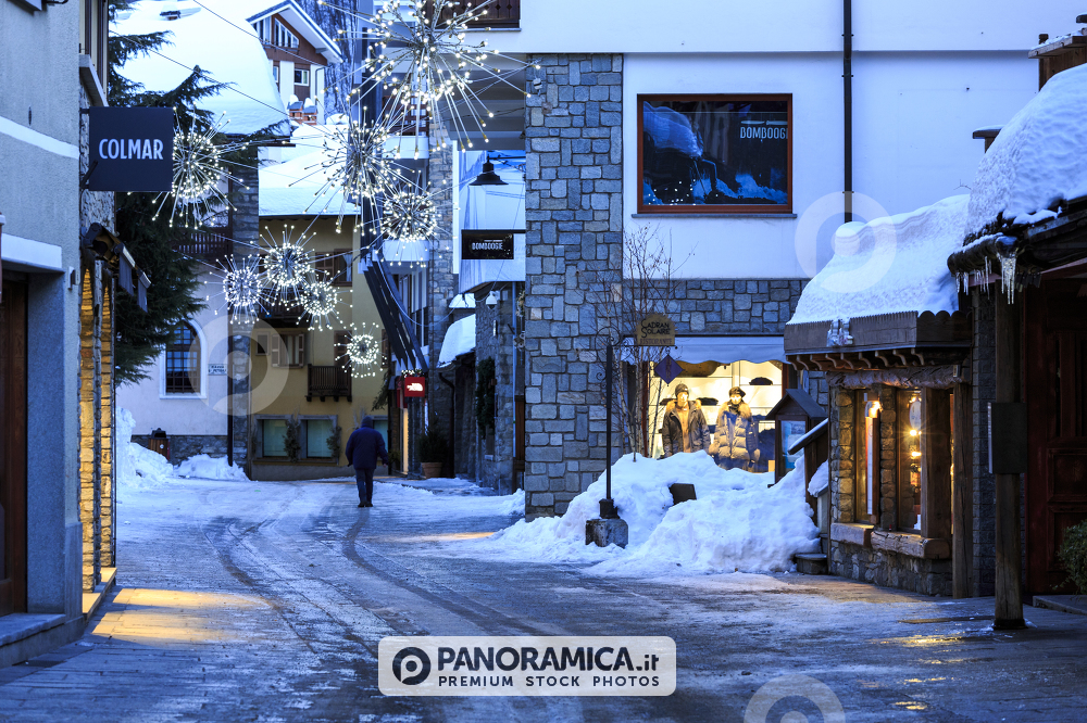 Courmayeur in inverno a Natale