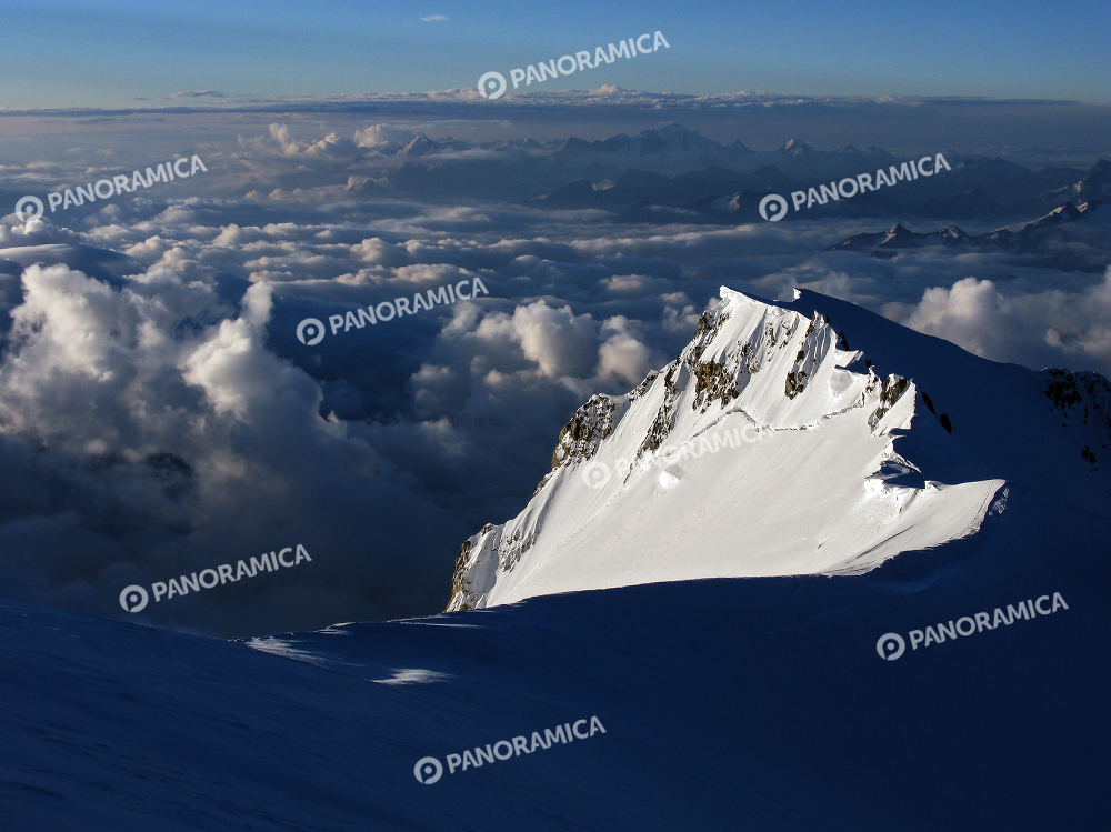 Dalla vetta del Monte Bianco