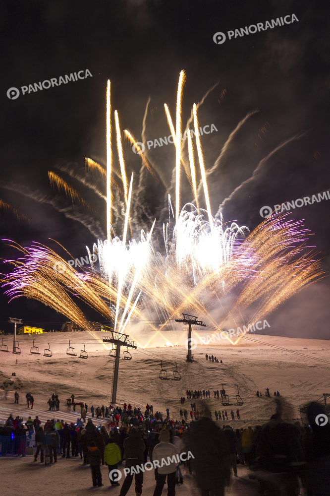 Fuochi d'artificio a Cervinia