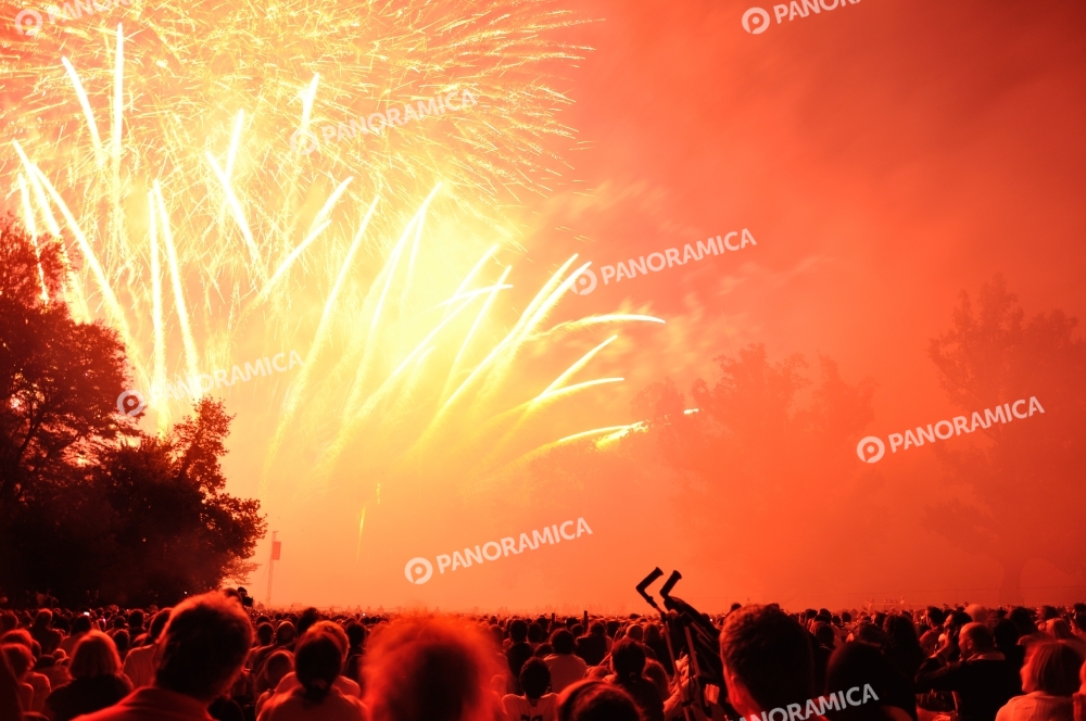 Fuochi d'artificio in Villa Reale, Monza