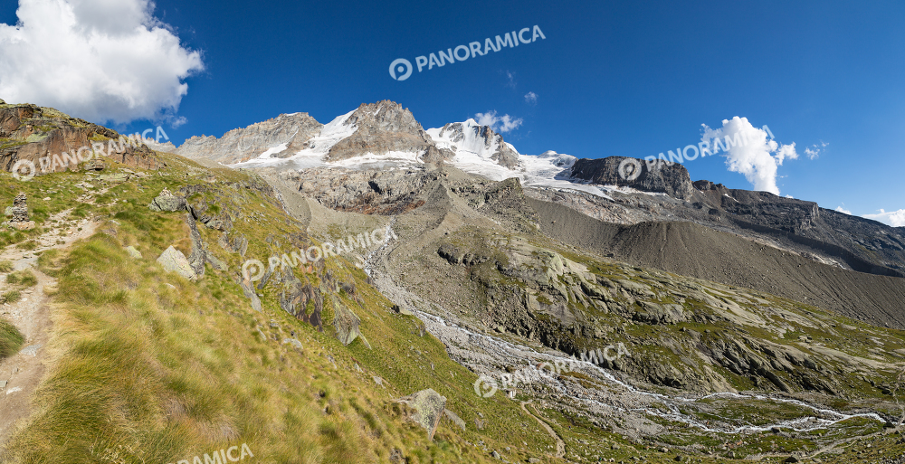 Gran Paradiso, panoramica versante Ovest