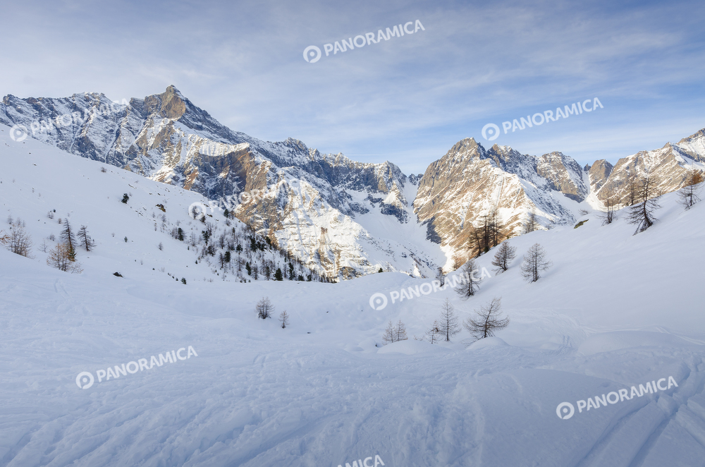 Gran Rousse e Becca di Tei invernale, Val di Rhêmes