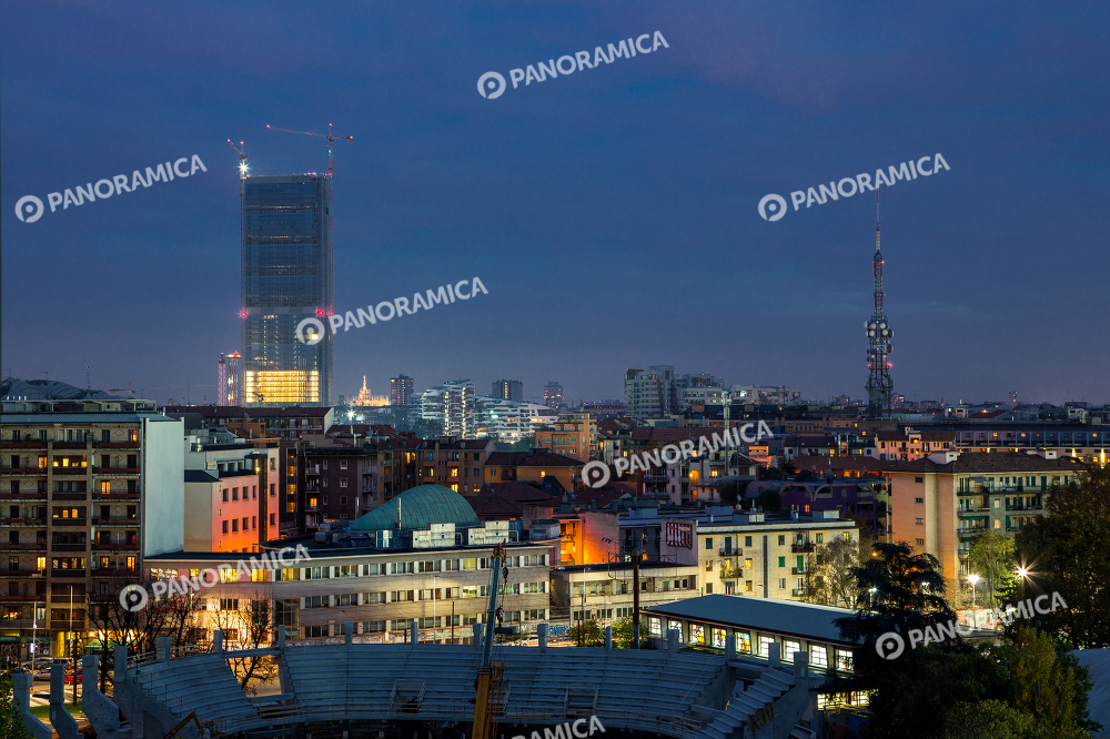 Il nuovo Palalido e la Torre Allianz