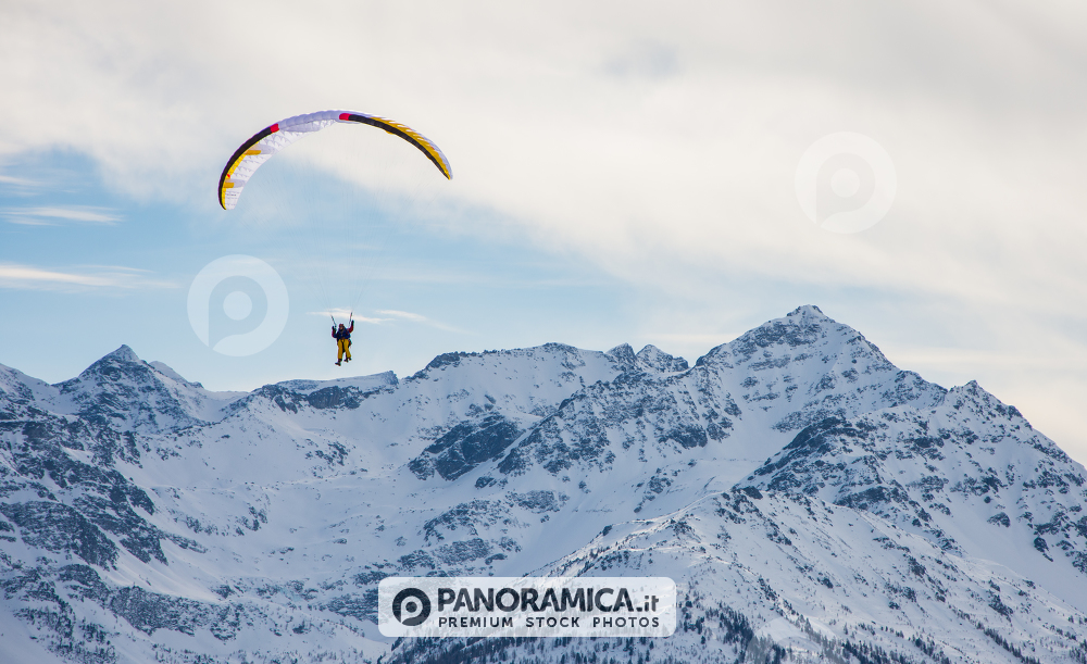 In volo su Courmayeur