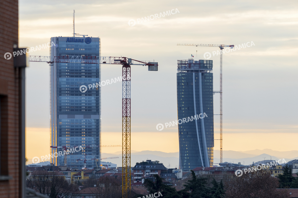 La torre Hadid in completamento