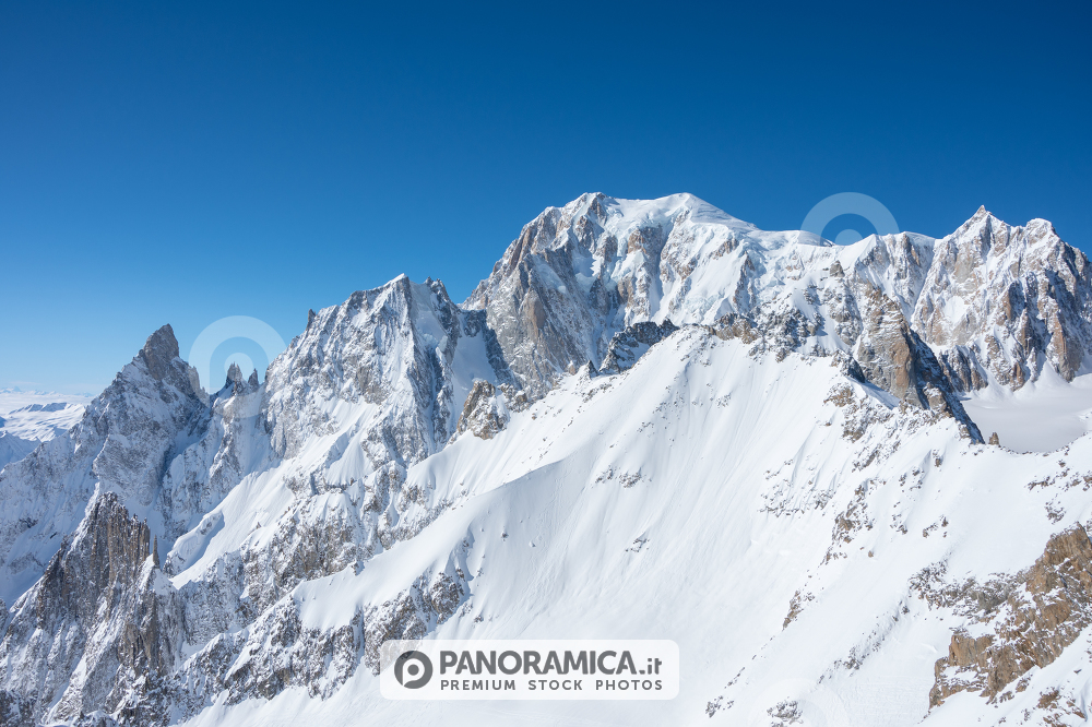 La vista mozzafiato sul Monte Bianco