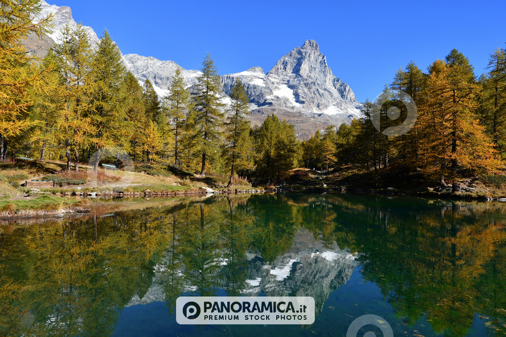 Lago Blu (Lac Bleu) ed il Cervino (Matterhorn), Cervinia