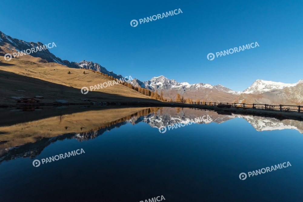 Lago Champillon autunno