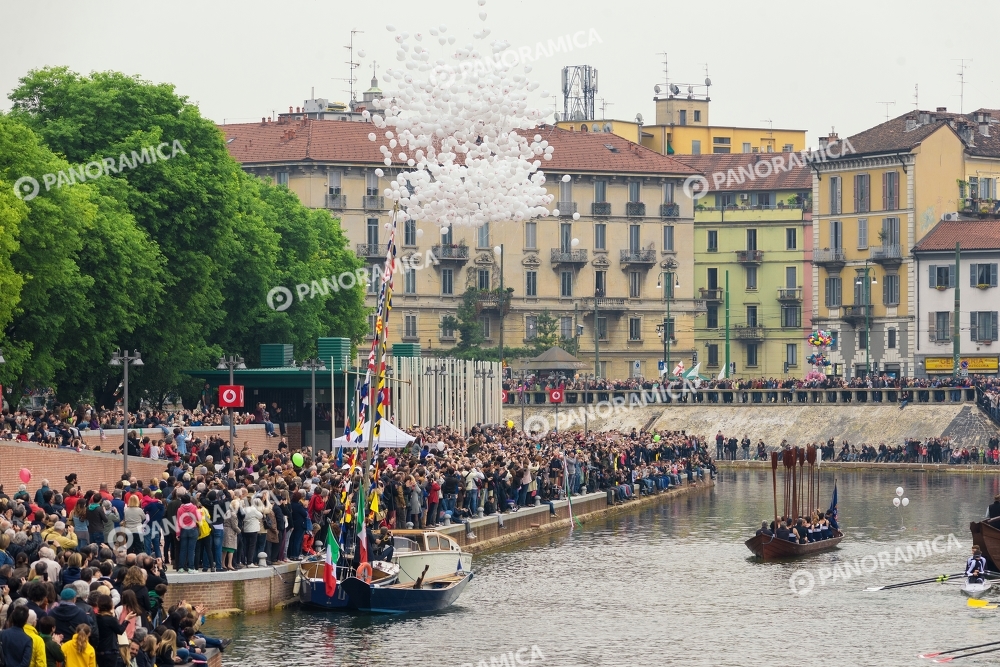 Lancio dei palloncini Inaugurazione della Darsena