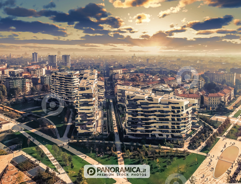 Le residenze Hadid e la syline viste dalla Torre Hadid