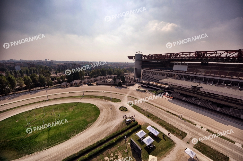 L'Ippodromo e lo stadio dall'alto