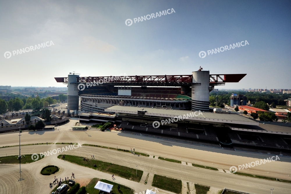 L'Ippodromo e lo stadio dall'alto