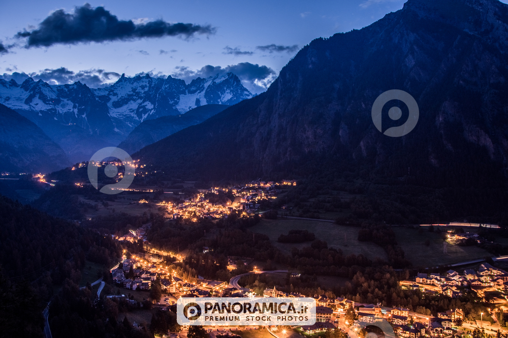 L'ora blu a Courmayeur