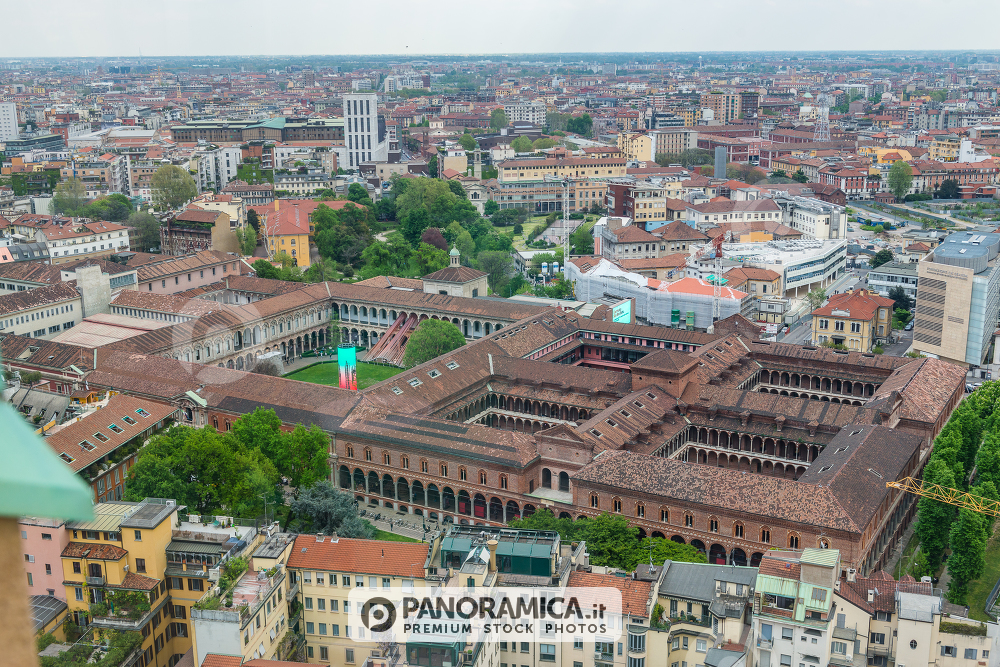L'Università Statale, vista dalla Torre Velasca