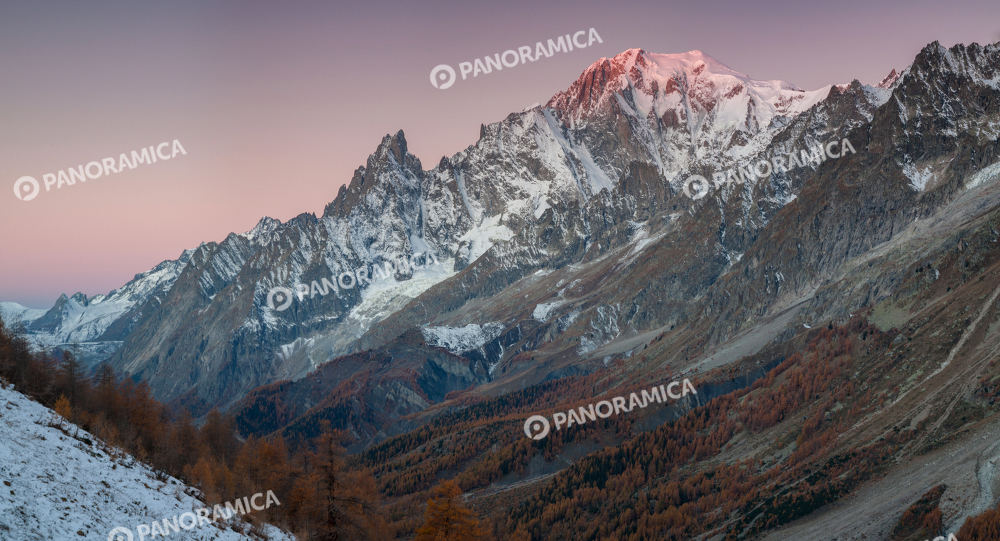 Monte Bianco all'alba