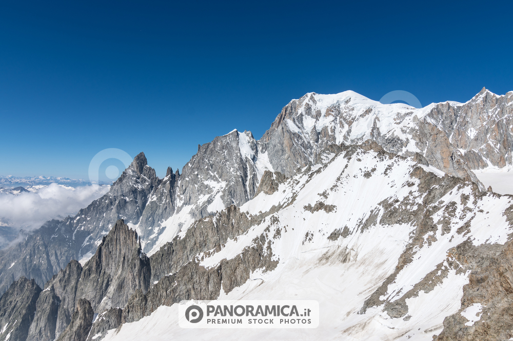 Monte Bianco in versione estiva
