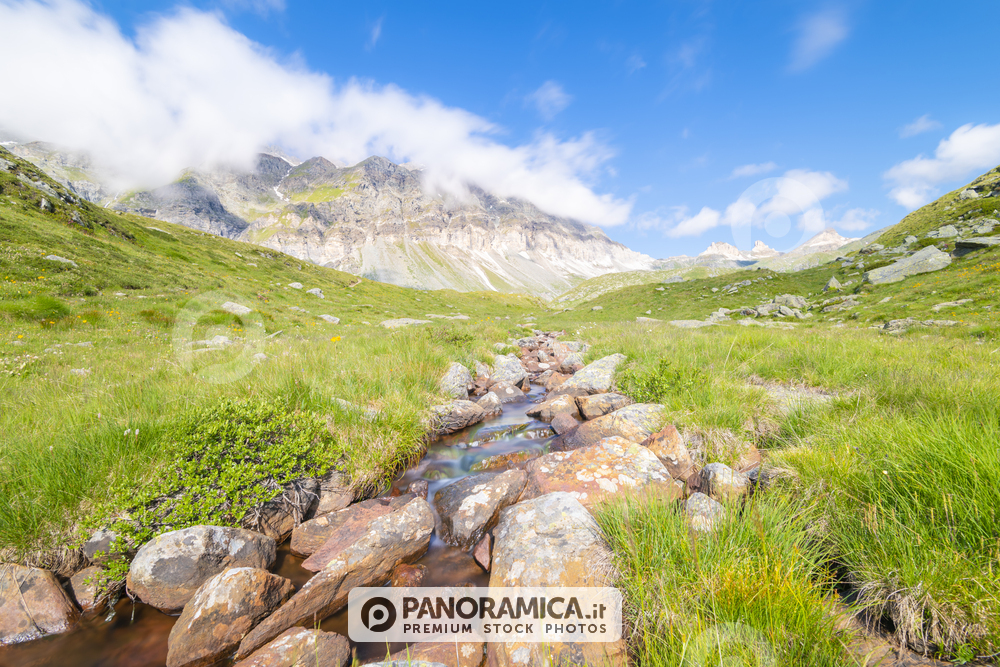 Monte Roisetta e Cime Bianche, Vallone delle Cime Bianche, Val d'Ayas, Valle d'Aosta, Italia