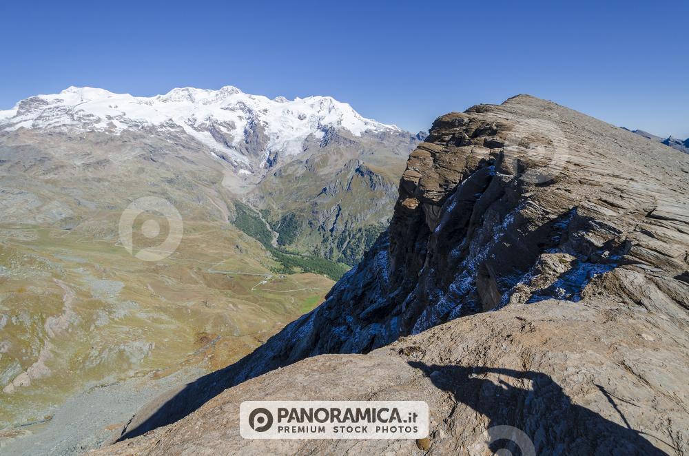 Monte Rosa visto dal Piccolo Rothorn, Val d'Ayas