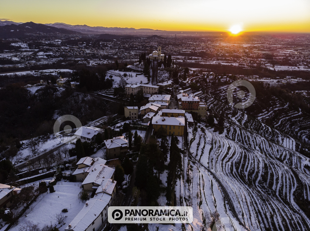 Montevecchia innevata