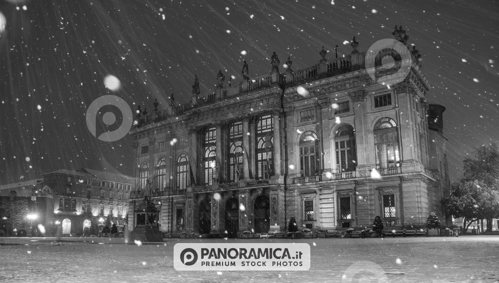 Neve in Piazza Castello - Torino