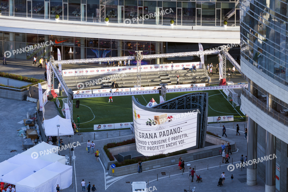 Non solo Champions a Milano, calcio a 5 in Gae Aulenti pensando agli Europei