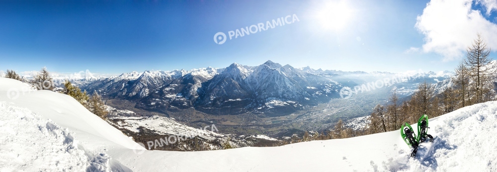 Panorama sulla valle centrale