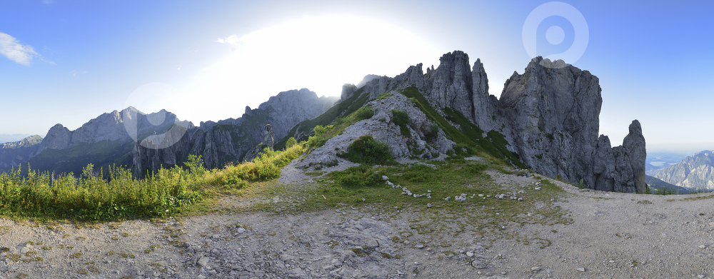 Panoramica dal Rifugio Rosalba