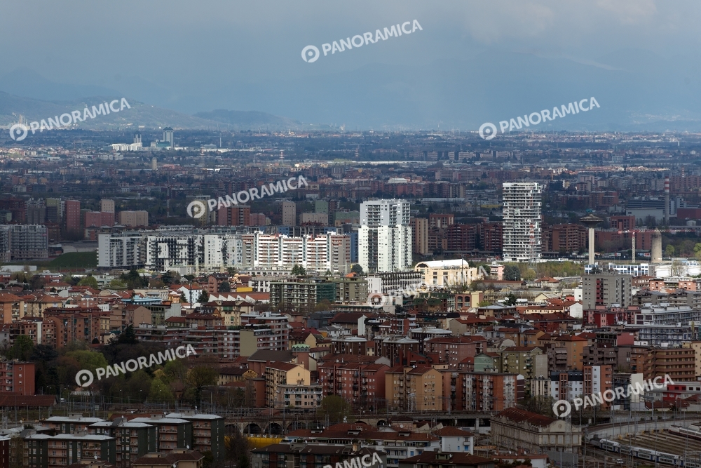 Panoramica del quartiere Adriano e la Torre Dacia