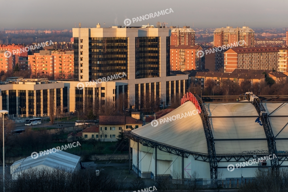 Panoramica di Lampugnano e PalaSharp
