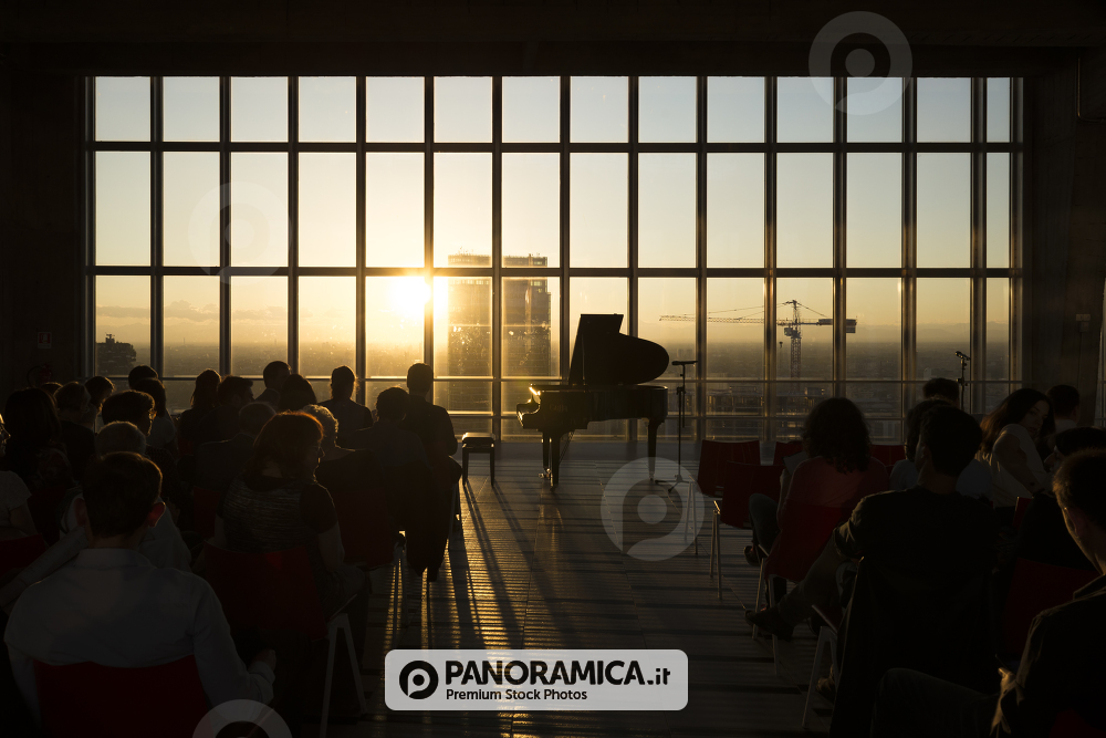 Piano City Milano sul Grattacielo Pirelli