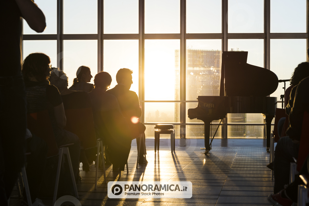 Piano City Milano sul Grattacielo Pirelli