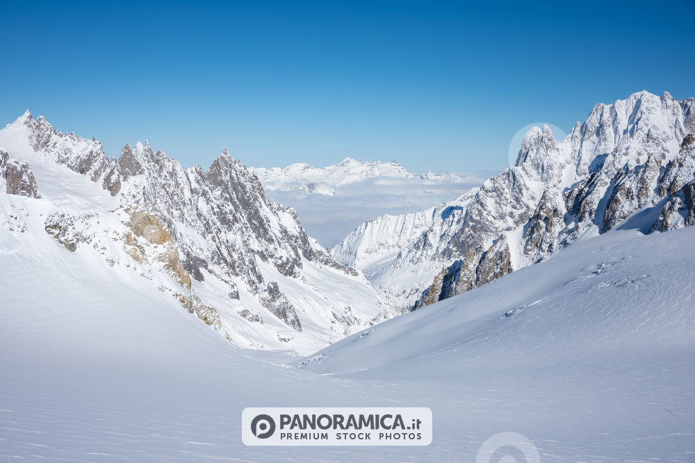 Punta Helbronner verso la Francia