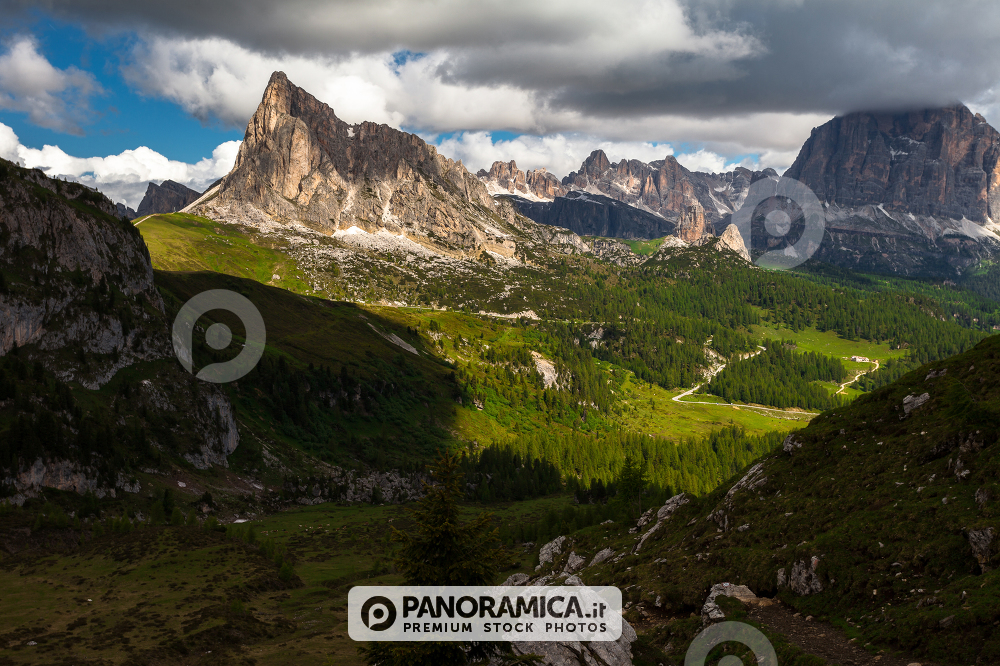 Ra Gusela, Forcella Giau, Giau Pass, Dolomites, Veneto, Cortina d'Ampezzo, Italy