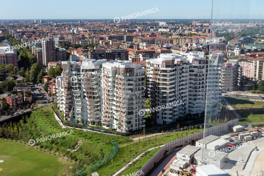 Residenze Libeskind viste dalla Torre Allianz