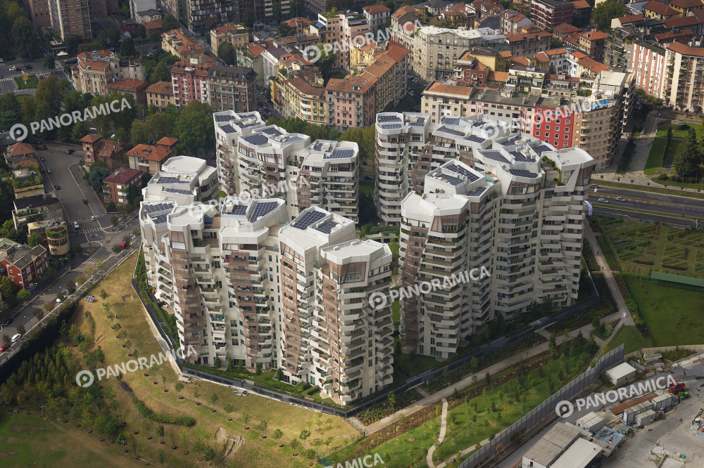 Residenze Libeskind viste dall'alto