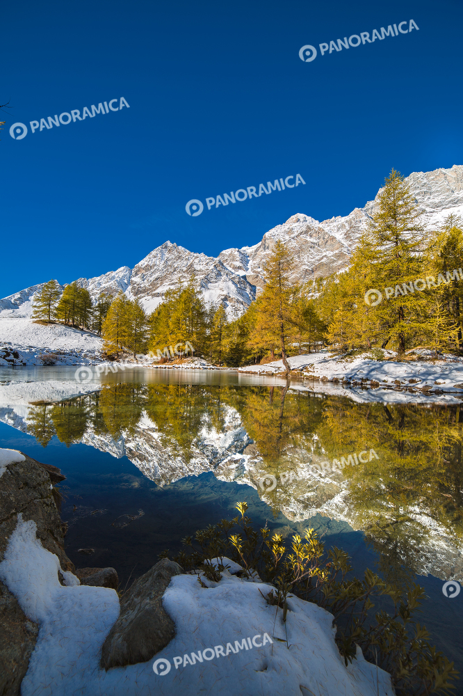 Riflessi autunnali al Lago Bleu