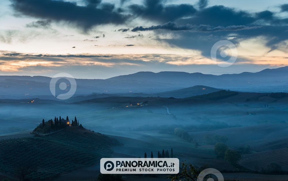 San Quirico d'Orcia, alba